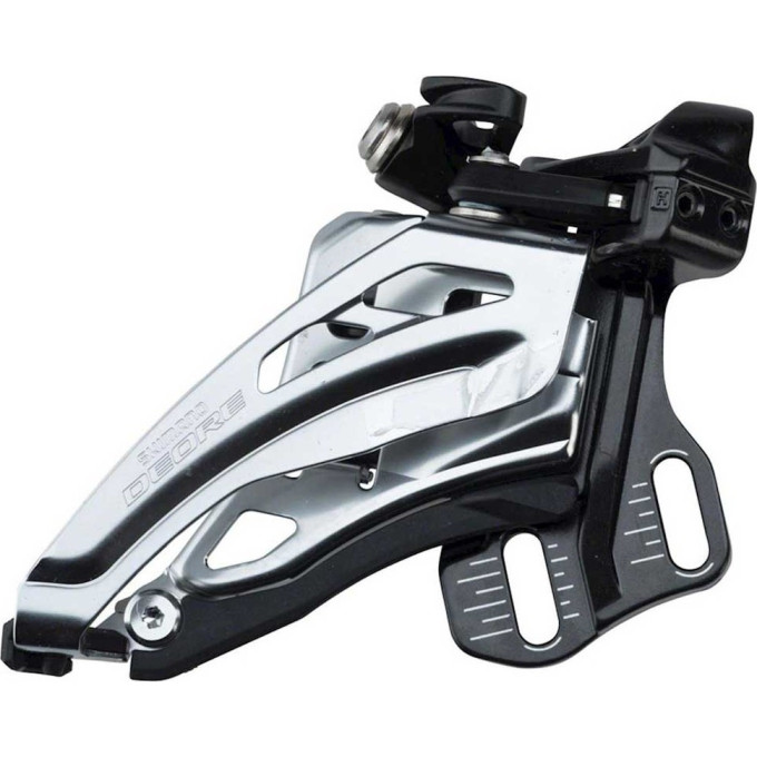 Переключатель передний SHIMANO DEORE, M6020-E, для 2X10 скоростей, E тип (без BB пластины), SIDE-SWING IFDM6020E6